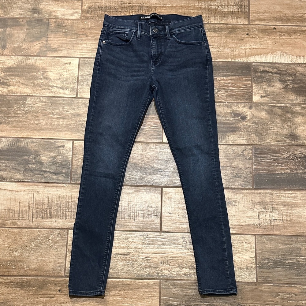 Express Dark Indigo Women's Skinny Jeans